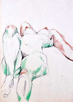 Roswita Busskamp drawing Nude